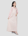 Sweet Miss Overall Kotak Salur Komb Polosan Maxi Dress Anak Perempuan