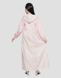 Sweet Miss Overall Kotak Salur Komb Polosan Maxi Dress Anak Perempuan
