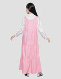 Sweet Miss Overall Kombinasi Bunga Maxi Dress Anak Perempuan