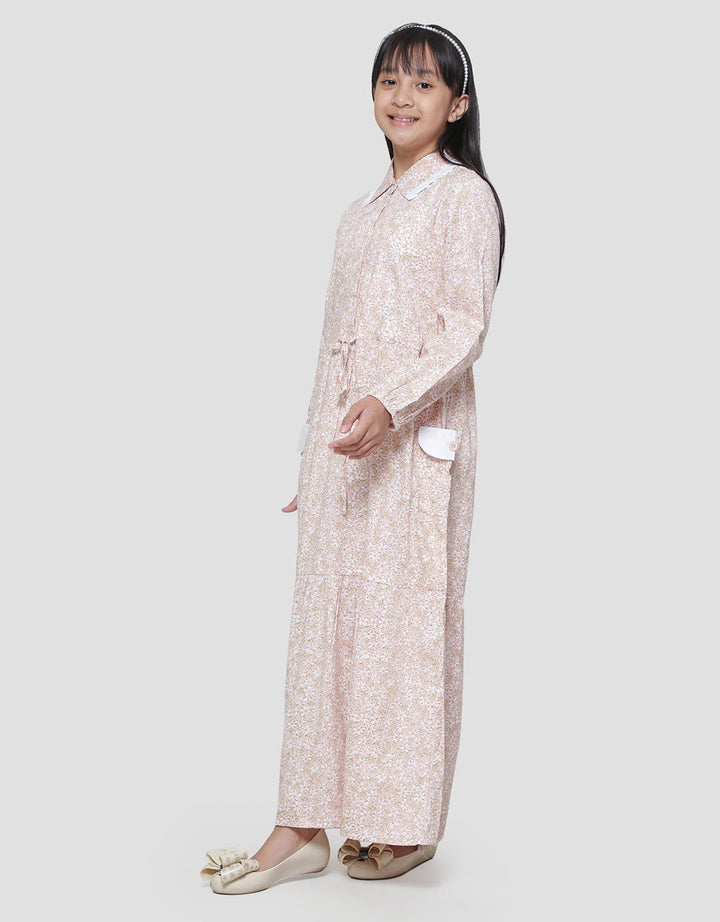 Sweet Miss Modest Flower Dress Anak Perempuan