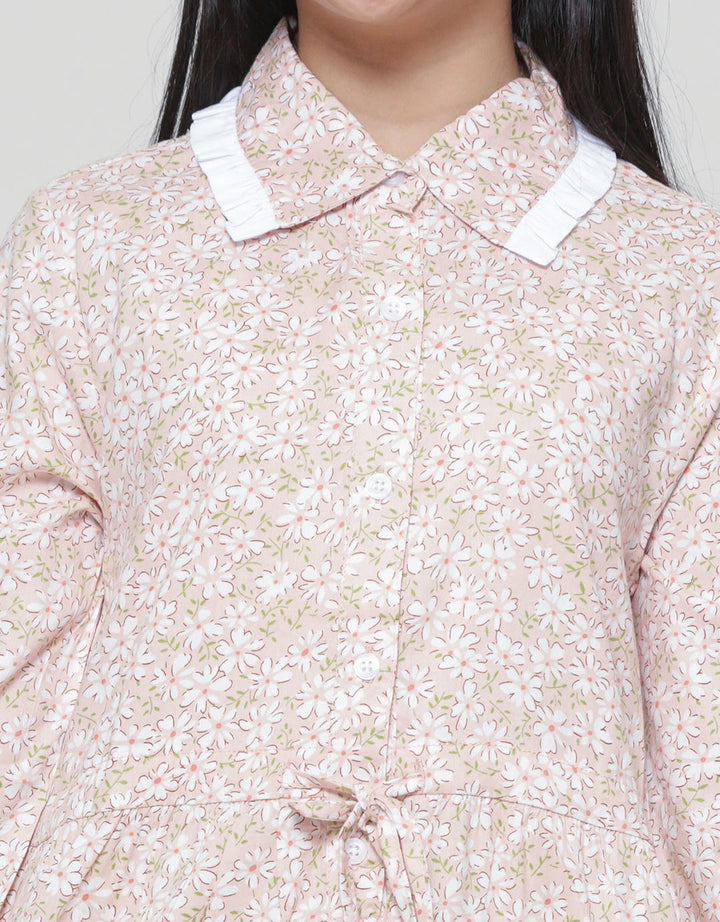 Sweet Miss Modest Flower Dress Anak Perempuan
