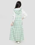 Sweet Miss Overall Hoody Kotak Maxi Dress Anak Perempuan