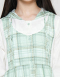 Sweet Miss Overall Hoody Kotak Maxi Dress Anak Perempuan