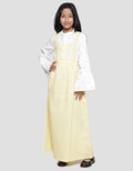 Sweet Miss Overall Salur Polosan Kantong Depan Maxi Dress Anak Perempuan