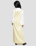 Sweet Miss Overall Salur Polosan Kantong Depan Maxi Dress Anak Perempuan