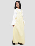 Sweet Miss Overall Salur Polosan Kantong Depan Maxi Dress Anak Perempuan