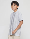 Aero Koko Twinning Embroidery Short Sleeve Boys