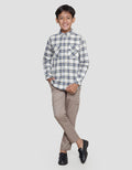 Aero Boys Long Sleeve Plaid Shirt