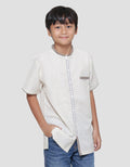Aero Motif Silver Thread Koko Short Sleeve Boys