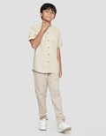 Aero Plain Button Boys Koko Shirt