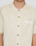 Aero Plain Button Boys Koko Shirt
