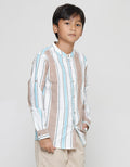 Aero Salur Print Baju Koko Anak Laki-laki