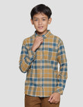 Aero Boys Long Sleeve Shirt Checkered Print