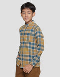 Aero Boys Long Sleeve Shirt Checkered Print