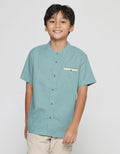 Aero Plain Button Boys Koko Shirt