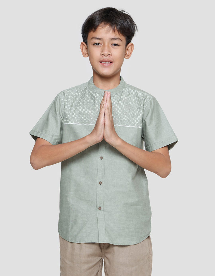 Aero Koko Short Sleeve Twining Ketupat Boys