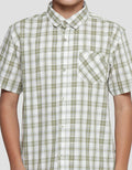 Aero Plaid Boys Short Sleeve Shirt
