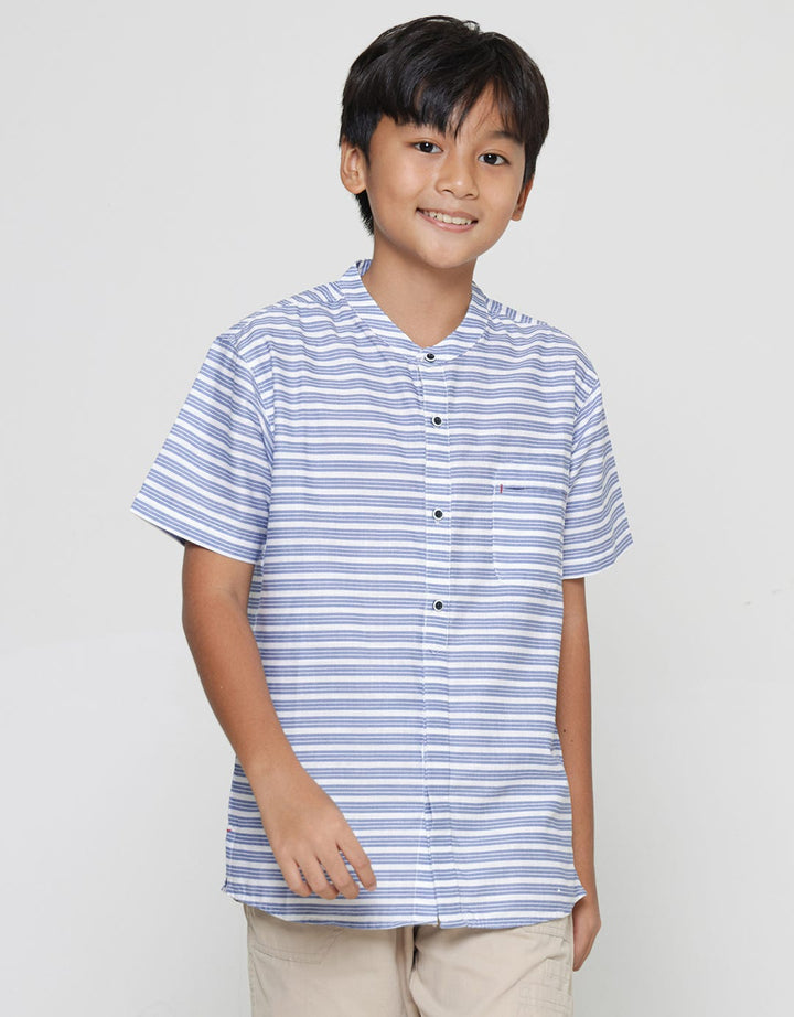 Boys' Short Sleeve Striped Aero Koko