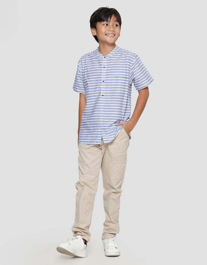 Boys' Short Sleeve Striped Aero Koko