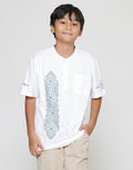 Aero Koko Color Screen Printed Koko Collar Boys' Short Sleeves