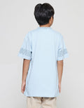 Aero Koko Boys Short Sleeve Middle Screen Printed Collar