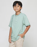 Aero Koko Boys Short Sleeve Side Screen Printed Koko Collar