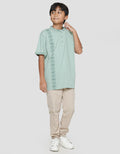 Aero Koko Boys Short Sleeve Side Screen Printed Koko Collar