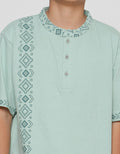 Aero Koko Boys Short Sleeve Side Screen Printed Koko Collar