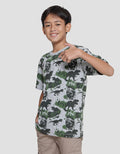 Aero Dino Camo Print Boys T-Shirt