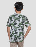 Aero Dino Camo Print Boys T-Shirt