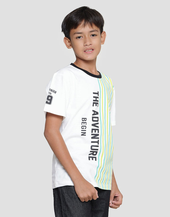 Aero Kaos Lengan Pendek Anak Laki-laki  Salur Kombinasi Adventure
