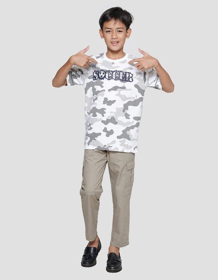 Aero Kaos Lengan Pendek Soccer Full Print Anak Laki-laki