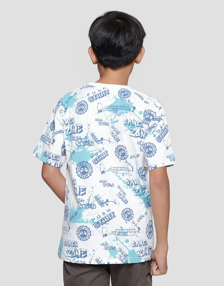 Aero Game Zone Boys Short Sleeve T-Shirt Pocket