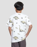 Aero Dinosaur Full Print Kaos Lengan Pendek Anak Laki-Laki