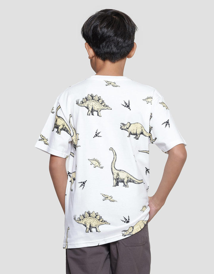 Aero Dinosaur Full Print Kaos Lengan Pendek Anak Laki-Laki