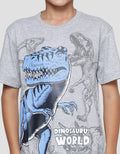 Aero Boys Short Sleeve T-Shirt Dino World Print
