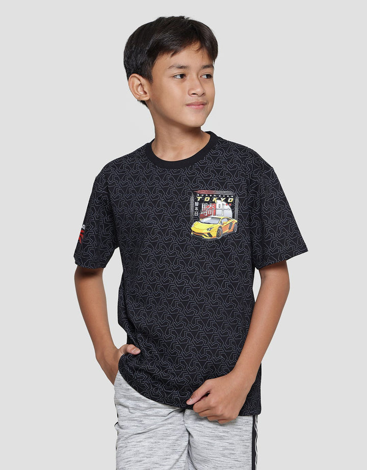 Aero Tokyo Super Car Kaos Anak Laki-laki