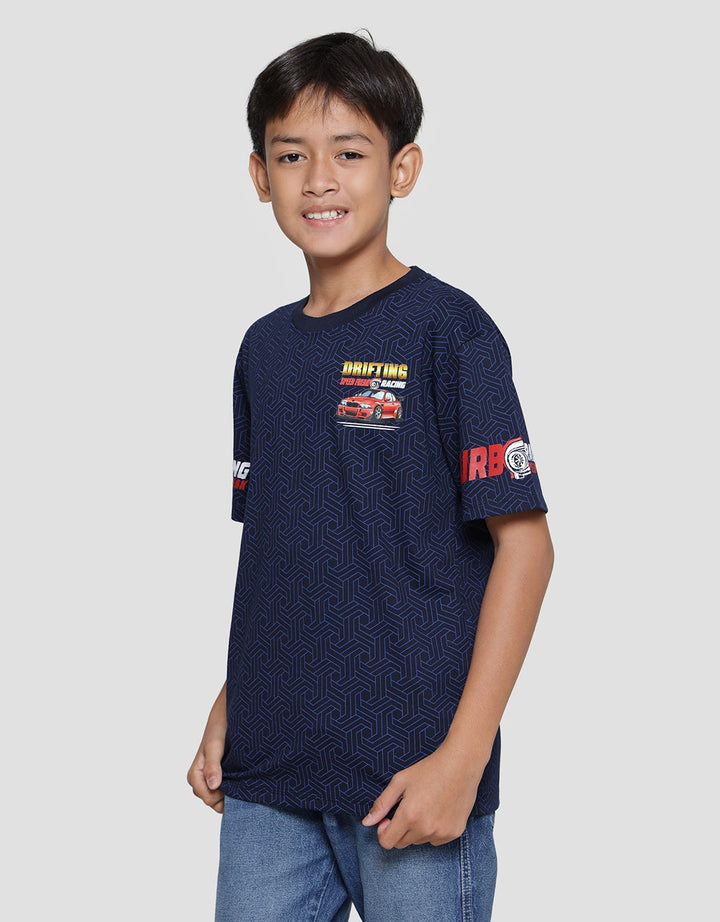 Aero Drifting Racing Kaos Anak Laki-laki