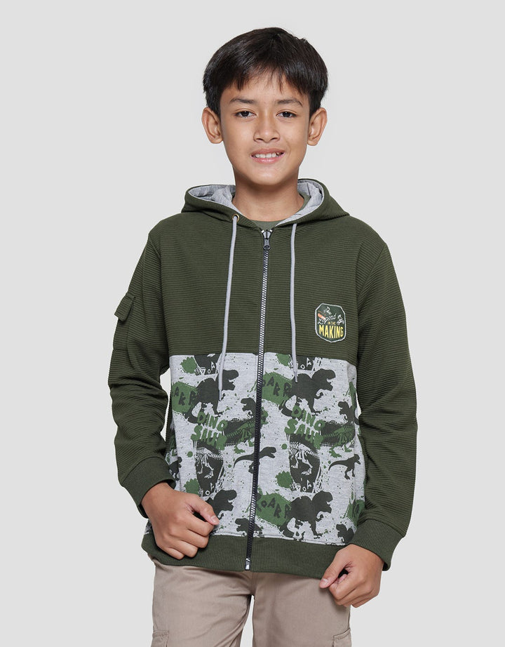 Aero Dino Camo Boys Jacket