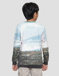Aero Dino Print Sweater Anak Laki-laki