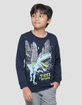 Aero Dino Print Sweater Anak Laki-laki