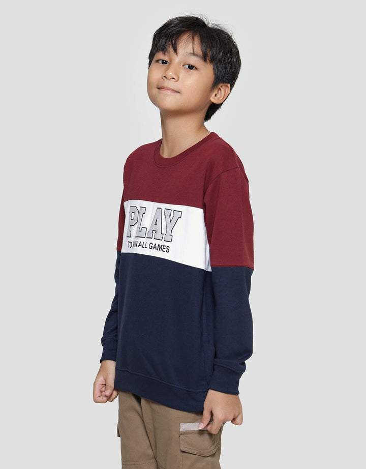 Aero Play Print Boys Sweater