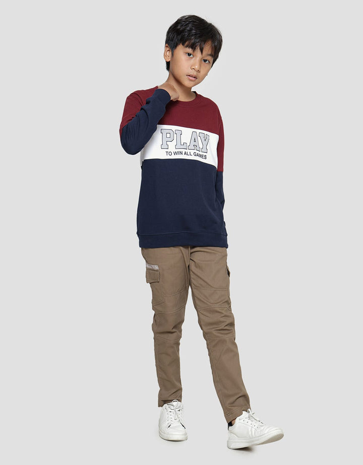 Aero Play Print Boys Sweater