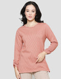 Connexion Texture Plain Kaos Wanita