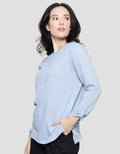 Connexion Texture Plain Kaos Wanita