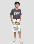 Aero Print Graffiti Celana Pendek Anak Laki-Laki