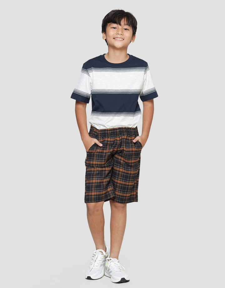 Aero Checks Midi Celana Pendek Anak Laki-laki