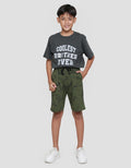 Aero Jersey Dino Print Boys Shorts