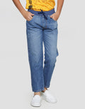 Aero Denim Pants Marble Manset Blue Boys