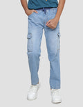 Aero Flpant16 Boys Cargo Pocket Denim Pants